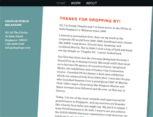 Tablet Screenshot of chaplinpr.com